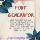 Font Chnager